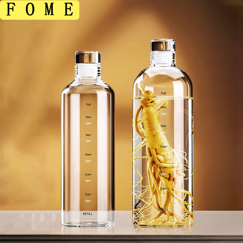 FOME 500/750/1000ml Szklana sp – Outdoor Sport Glass Water Bottle recenzja i cena